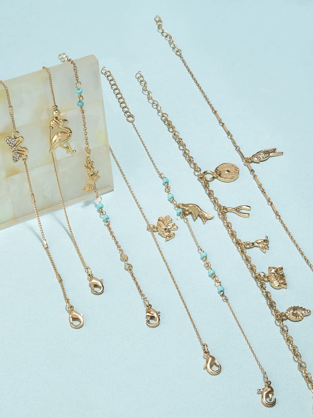 Contemporary Classy Stackable Bracelets Set